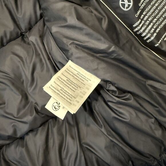 Save The Duck Alas Damy19 Black Checkered Quilted Puffer Women's NWT! Sz 2/M - Picture 13 of 16